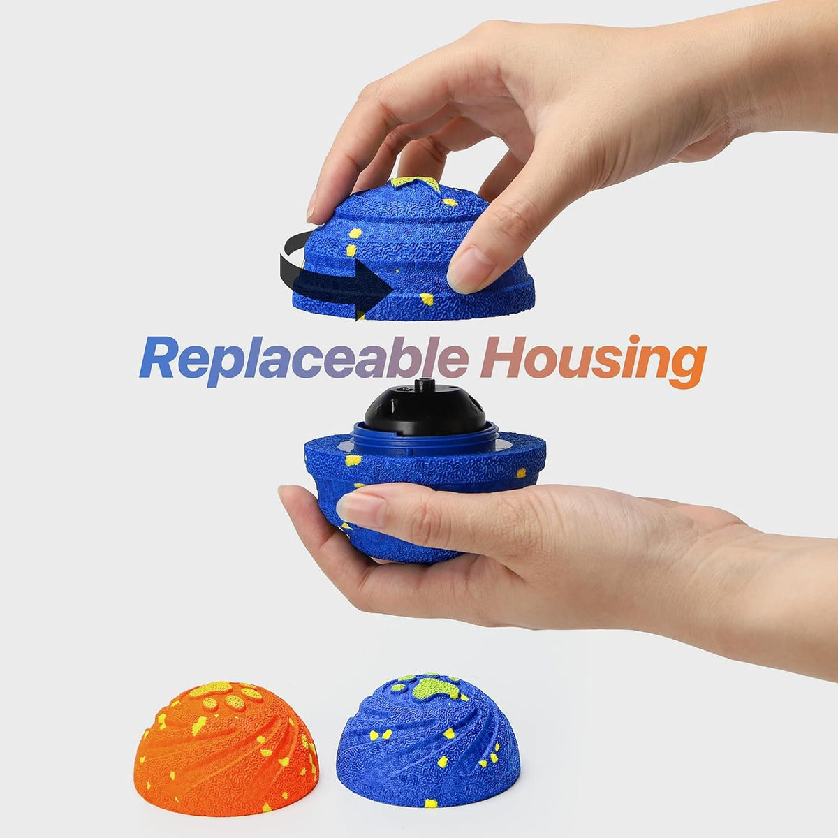 Interactive Dog Toys Balls Moving - Smart Automatic Bouncing Interactive Dog Ball, Pet-Safe E-TPU Material, IPX7 Waterproof, anti Boredom Dog Toys to Keep Them Busy for Large and Small Dogs