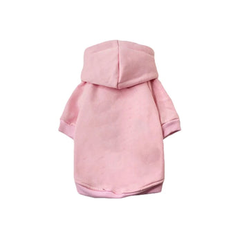 Solid Dog Jacket Coat Hoodies Sweatshirt