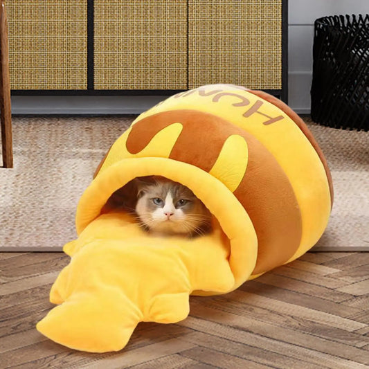 Cat Bed Warm Comfortable Kennel Nest Pet