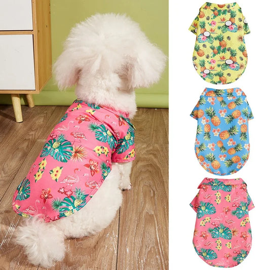 Hawaiian Beach Dog Shirt
