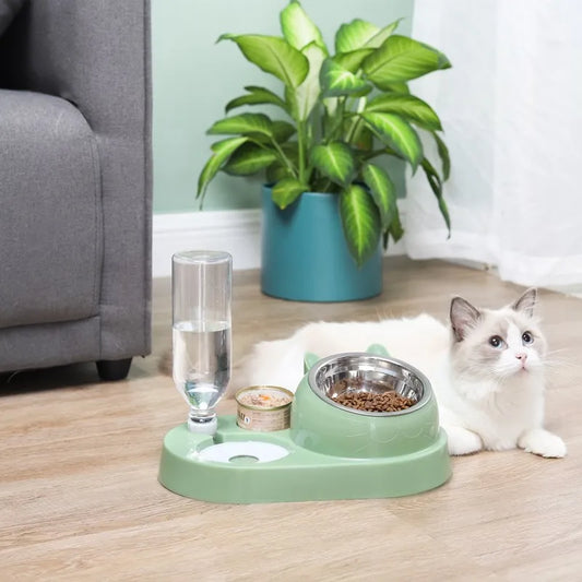Cat Bowl Water Dispenser Automatic Water Storage