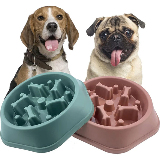 Slow Feeder Dog Anti-Choking Puppy Food Bowl