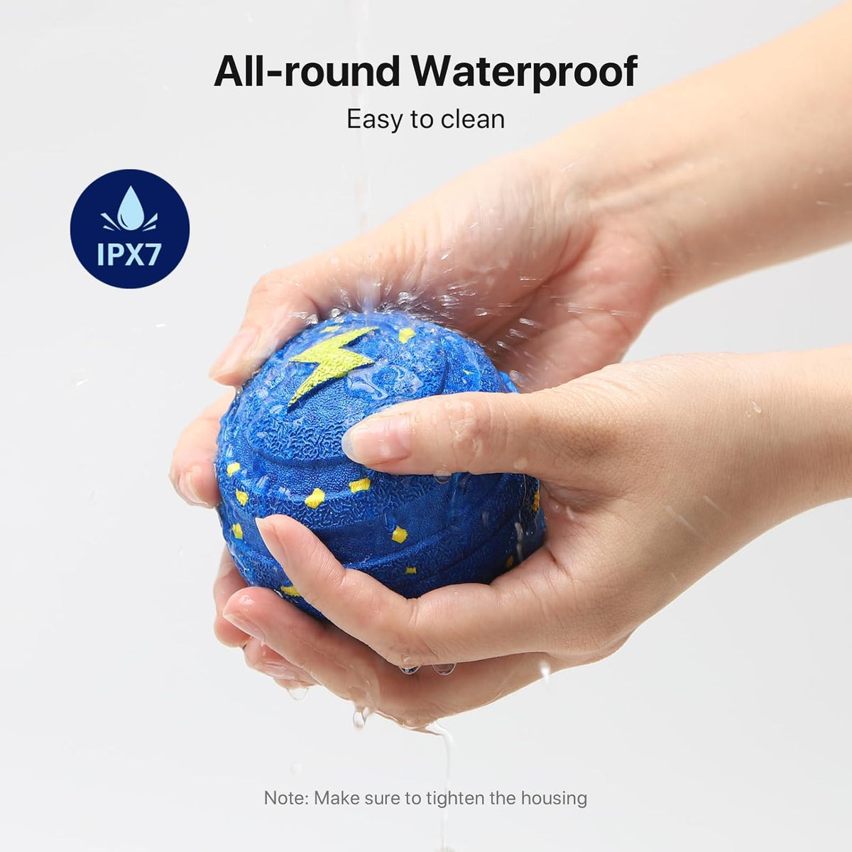 Interactive Dog Toys Balls Moving - Smart Automatic Bouncing Interactive Dog Ball, Pet-Safe E-TPU Material, IPX7 Waterproof, anti Boredom Dog Toys to Keep Them Busy for Large and Small Dogs
